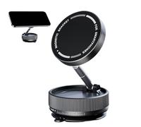 Generisch Support de téléphone de voiture pliable, étui de tableau de bord de voiture, 6,6 x 6,6 x 3,4 cm, support magnétique rotatif portable, support à ventouse avec rotation à 360 degrés, support