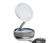 Generisch Support de téléphone de voiture pliable, étui de tableau de bord de voiture, 6,6 x 6,6 x 3,4 cm, support magnétique rotatif portable, support à ventouse avec rotation à 360 degrés, support