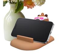 Generisch Support de téléphone en forme d'animal, support de bureau fantaisie 5,3 x 8,7 x 5,4 cm avec support, accessoire en résine durable, figurine de dessin animé avec style , support de