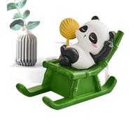 Generisch Support de téléphone portable de bureau - Panda en résine - Petites figurines - Support de téléphone portable - Décoration de bureau amusante - Pour la maison, le bureau, le camping, les