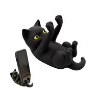 Generisch Support de téléphone portable mignon pour bureau en forme de chat | Jolie décoration de table en forme d'animal pour tablette, liseuse, bureau, maison, bureau, chambre à coucher, salon