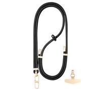 Generisch Support de téléphone portable - polyester 160 cm - Sangle réglable - Cordon de cou avec design anti-vol, support de poignet, transport universel pour smartphone - Voyage, extérieur