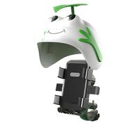 Generisch Support de téléphone portable pour moto, casque avec bras vibrant et étanche, support de téléphone de vélo avec pare-soleil pour scooter électrique, route, VTT, cyclisme, conduite, trajets