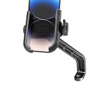 Generisch Support de téléphone portable pour moto - Pince de fixation pour téléphone portable - Support robuste pour téléphone portable de vélo - Pour la navigation, l'écoute de la musique, les