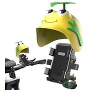 Generisch Support de téléphone pour moto, support amortisseur de vibrations - Support de téléphone portable pour guidon de vélo - Pour la plupart des smartphones, scooters électriques, vélos de route