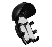 Generisch Support de téléphone pour moto - Support de téléphone pour moto - Support pour téléphone de motocycliste - Support de téléphone avec ombre solaire, terminal de mélange miroir