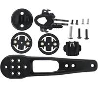 Generisch Support d'ordinateur de vélo, support de guidon, support d'extension de guidon pour Garmin pour Can-yon H31 CP10 CP20, avec 4 bases, 1 support de lumière, 1 bande élastique
