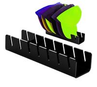 Generisch Support en acrylique pour casquettes de baseball, organisateur de casquettes de baseball | Gestion de chapeaux de bureau - Organisation à domicile, rangement incliné pour garde-robe, entrée