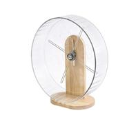 Generisch - Support en acrylique pour roue de course - 24 x 24 x 21 cm, jouet silencieux à rotation douce, alimentation pour gerbillons et hamsters, cage nain | habitat d'intérieur pour chambre à