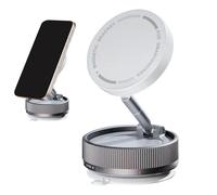 Generisch Support magnétique de voiture pour smartphones - Support magnétique réglable à ventouse pour tableau de bord et ventilation - Pour conduite, trajets en voiture, bureau, chambre à coucher