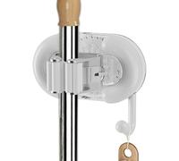 Generisch Support Mural à Ventouse pour serpillère, 10 x 6 x 6,5 cm, Pratique à Installer au Mur, Support sans, Support Utilitaire pour Salle de Bain, Cuisine, Garage