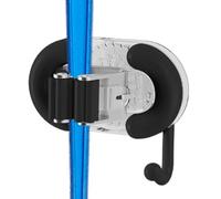 Generisch Support Mural à Ventouse pour serpillère, 10 x 6 x 6,5 cm, Pratique à Installer au Mur, Support sans, Support Utilitaire pour Salle de Bain, Cuisine, Garage