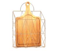 Generisch Support mural, organiseur de documents vertical en fil de fer, élégante étagère peu encombrante, 25,5 x 10,38 cm, pour la maison, la chambre, la salle de bain et le rangement de fichiers sur