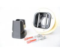 Generisch Support mural pour Fanatec QR2 V1 (noir) - Montage mural - Spécialement conçu pour les volants Fanatec avec fermeture QR2 - Support de volant de simulation de course