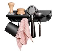 Generisch Support mural pour filtre à café - 32 x 8 x 8 cm - Station de support pour tamper , porte-outils à , porte-outils à , organisateur d'accessoires