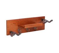 Generisch Support mural pour guitare, étagère de rangement pour guitares, en bois, rangement peu encombrant pour basse, banjo, mandoline et ukulélé au mur