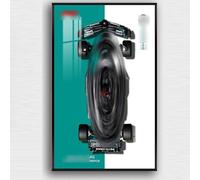 Generisch Support mural pour Lego 42171 Merce*des-AMG F*1 W14 E Performance, modèle de course adulte, cadeaux pour voiture Lego (affichage mural uniquement)