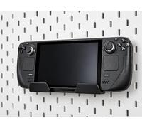 Generisch Support mural pour Steam Deck compatible avec plaque perforée IKEA Skadis Noir