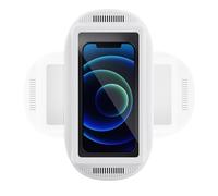 Generisch Support mural pour téléphone portable avec ventouse pour douche et mur, carrelage, miroir, salle de bain, cuisine et chambre à coucher