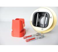 Generisch Support mural pour volant FANATEC avec fermeture QR2 FANATEC QR2 Wheel Mount V1 (montage mural) (rouge)