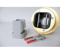 Generisch Support mural pour volant FANATEC avec fermeture QR2 FANATEC QR2 Wheel Mount V1 (montage mural) (gris)