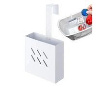 Generisch Support pour nettoyeur de chasse d'eau - Support de suspension en acier inoxydable pour réservoir de chasse d'eau - Tablettes de nettoyage - Pour appartement en location, dortoir