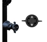 Generisch Support pour ordinateur GPS pour VTT, sangle réglable, base de compteur de vitesse, pour guidon, vélo électrique, cycliste pliant, chronomètre, garage, atelier, maison, extérieur