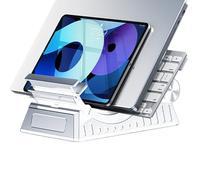 Generisch Support pour ordinateur portable - Support réglable et pliable en forme de C - Support pour ordinateur portable - Convient pour lit, bureau, tablette, canapé, voiture, travail, bureau à la