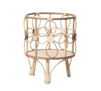 Generisch Support pour rustique de ferme - Tabouret de présentation | Paniers à plantes creux en osier pour l'intérieur et l'extérieur, plantes succulentes, paysages, balcon, terrasse, salon