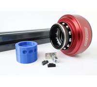 Generisch Support pour Simagic/Moza QR V2 (Rig montage) avec protection anti-torsion (bleu foncé)