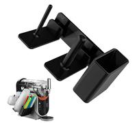 Generisch Support pour tasse à café et couvercle - Organiseur de paille - Support latéral pour machines à boissons - Support de rangement pour buffet, restaurant et maison