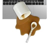 Generisch Support pour téléphone portable - ABS, design de café renversé, café stan | Support de téléphone portable design café, support mobile design café, berceau de bureau créatif pour lire des