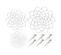 Generisch Support pour tige de fleurs - Outil d'arrangement floral en fil - Aide à la fixation pour décoration de mariage, arrangements de table, décoration de fête, entrée cuisine