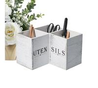 Generisch Support pour ustensiles de cuisine - Récipient de rangement pour vaisselle - Support de spatule sur le comptoir - Pour cuillères, fourchettes, spatules, baguettes, serviettes, comptoir