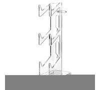 Generisch Support - Support de manette de jeu à 3 couches - Manette transparente - Rack sûr et antidérapant - Solution de rangement verticale peu encombrante avec organisation des cordes, console