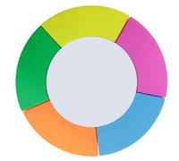 Generisch Surligneurs multicolores - Stylos fluorescents en forme de pétale - Texte mignon en forme de pneu - Marqueur étudiant portable | Surligneur esthétique pour étudiants