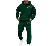 Generisch Survêtement pour homme - Avec logo 3D - Ensemble de jogging - California - Chaud - Sweat à capuche - Pantalon de jogging - 2 pièces - Y2K - Hip Hop - Combinaison de fitness - Coupe ample