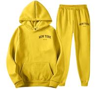 Generisch Survêtement pour homme - Sweat et pantalon de jogging - Survêtement chaud à manches longues - Tenue de sport - Ensemble 2 pièces confortable - Baggy - Combinaison de fitness - Loisirs, O