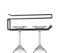 Generisch Suspension pour verre à vin - Sans perçage - Construction en métal peu encombrante pour le montage - Pour ranger les verres - Pour bar, cave à vin, cuisine, salon