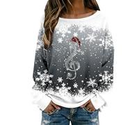 Generisch Sweat à capuche Atmosphere sans tête pour femme, gris, M