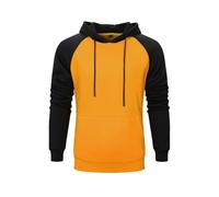 Generisch Sweat à capuche chaud pour hommes Sweat à capuche pour hommes Code européen Commerce extérieur Nouveau Hommes Capuche Polaire Couple Sweat à capuche Sweat-shirt Homme Fit, jaune, M