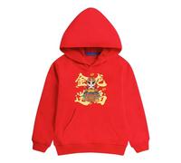Generisch Sweat à capuche de fête du printemps pour, vêtements du Nouvel An, salutations rouges du Nouvel An étranger vêtements, haut pour enfants t-shirt à manches longues bébé 62, b, 8-9 ans