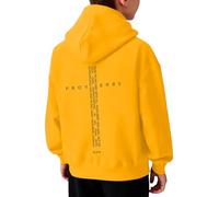 Generisch Sweat à capuche décontracté avec un design inspirant pour les garçons, idéal pour les groupes de jeunes, l'église et la vie quotidienne., jaune, 7-8 ans