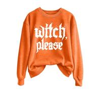 Generisch Sweat à capuche pour femme avec inscription sarcastique - Sweat à capuche coquin avec inscription « Bitch Please » - Sweat-shirt décontracté avec poche kangourou, Style_f07 Orange, L