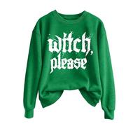 Generisch Sweat à capuche pour femme avec inscription sarcastique - Sweat à capuche coquin avec inscription « Bitch Please » - Sweat-shirt décontracté avec poche kangourou, Style_f03 Vert, XL