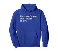 Generisch Sweat à capuche pour femme That Wasn't Very Data Driven of You Pull à capuche élégant pour les loisirs Vintage Sweat-shirt à capuche fin, bleu, XS