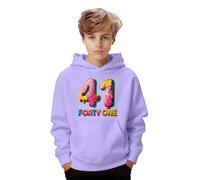 Generisch Sweat à capuche pour fille avec imprimé graphique, veste polaire décontractée avec poche pour adolescents, pull confortable pour enfants, pour l'école, l'extérieur, idéal pour 1 à 12 ans