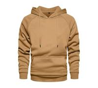 Generisch Sweat à capuche pour homme - Bloc de couleurs - Coupe ajustée - Confortable - Respirant - Automne et hiver - Sweat à capuche chaud - Cordon de serrage - Confortable - Décontracté