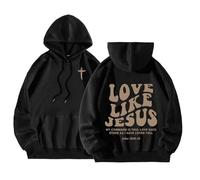 Generisch Sweat à capuche pour homme pour la vie quotidienne, coupe ample, sweatshirts graphiques pour l'hiver, polyvalent, confortable à porter avec des t-shirts, Noir , 4XL