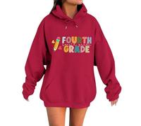 Generisch Sweat à capuche Sweat à capuche pour femmes Sweats à capuche pour la saison scolaire. Design décontracté à col rond avec motif. Parfait pour combiner avec des jeans. Utilisation polyvalente